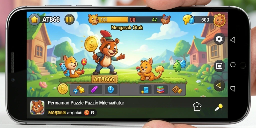 Tampilan gameplay AT866 yang seru dan menantang dalam kategori Puzzle.