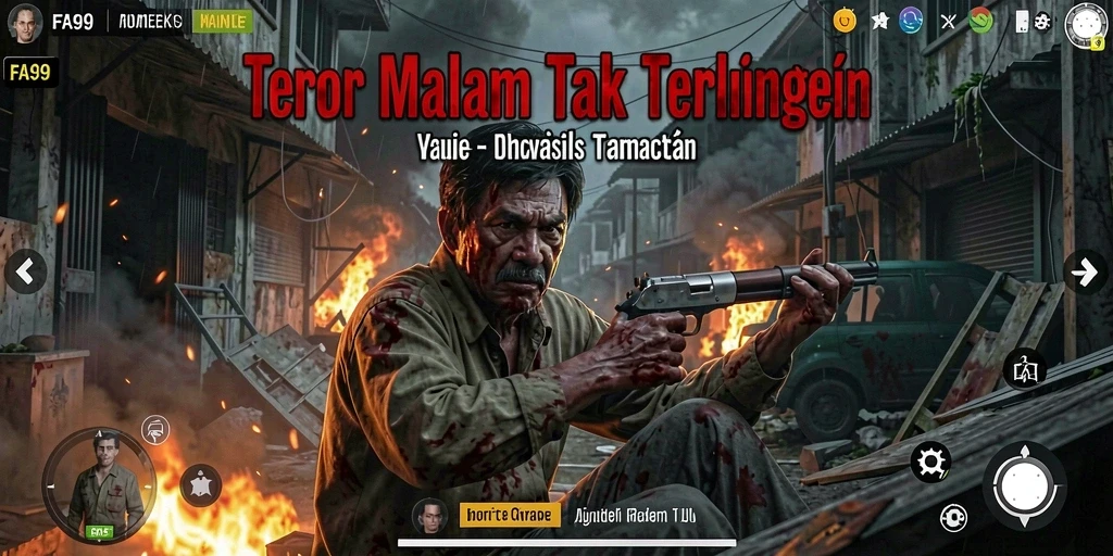 Screenshot FA99 menunjukkan suasana mencekam yang penuh ketegangan.