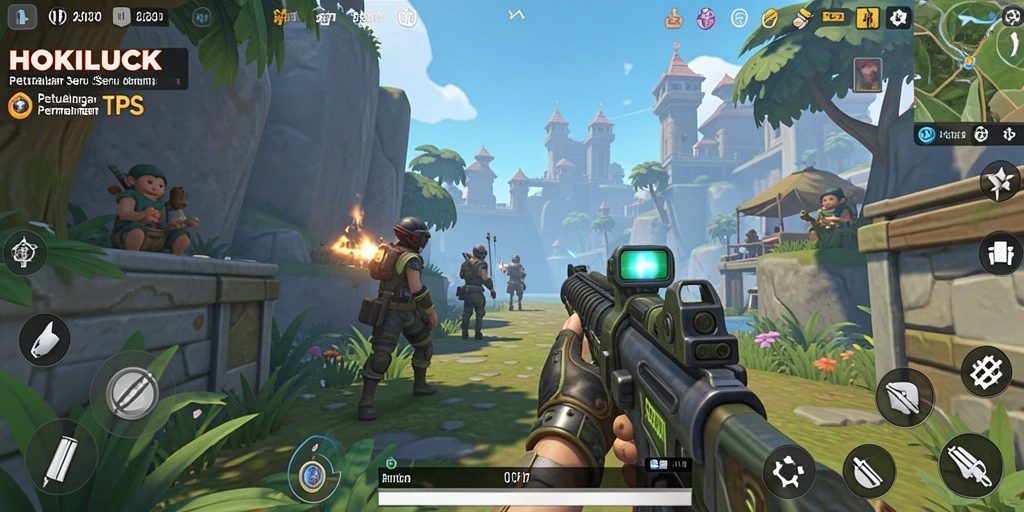 Gameplay seru HOKILUCK menampilkan aksi menegangkan dan strategi cerdas.