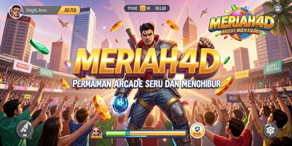Tampilan gameplay seru dan menantang di MERIAH4D.