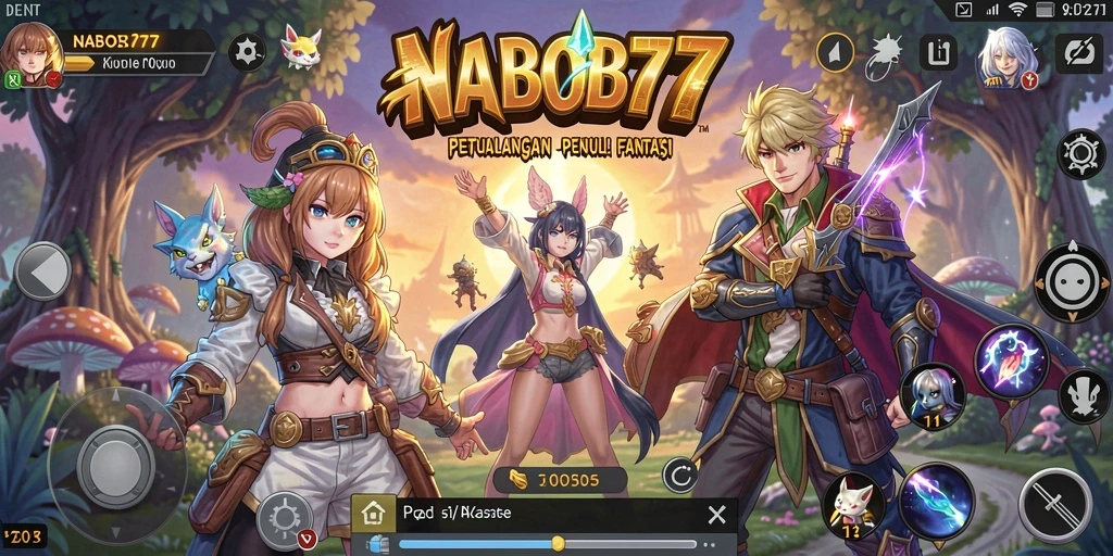 Screenshot NABOB77 menampilkan aksi seru dalam dunia Anime.