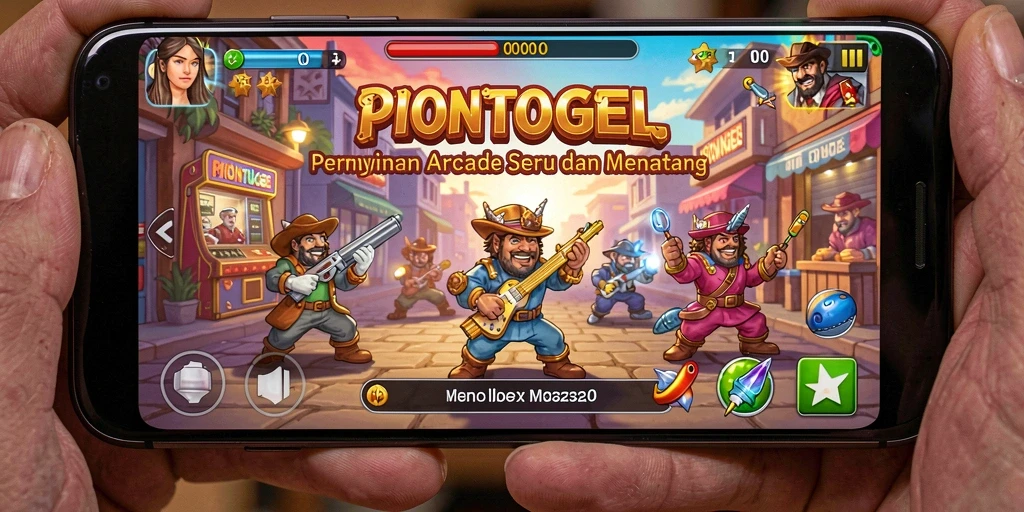 Gameplay seru dan menantang PIONTOGEL di layar.