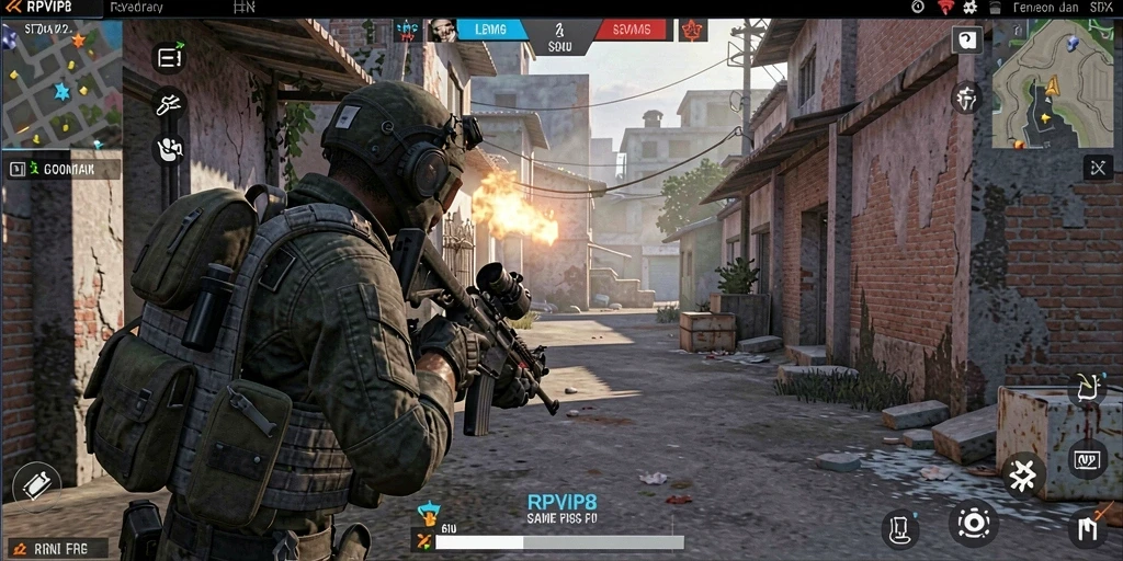 Tampilan gameplay RPVIP8 yang menakjubkan dan mendebarkan.