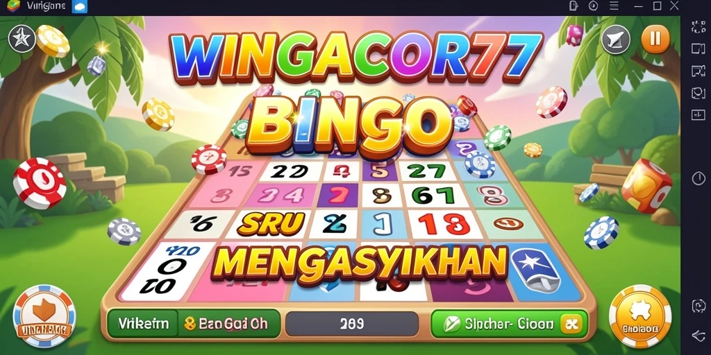 Tampilan gameplay Bingo yang seru di WINGACOR77.